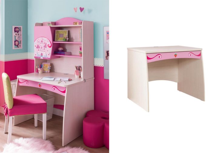 8 παιδικά γραφεία για κορίτσια